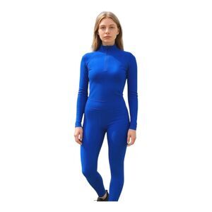 Lands' End Women's Blue Intimate Bodysuit